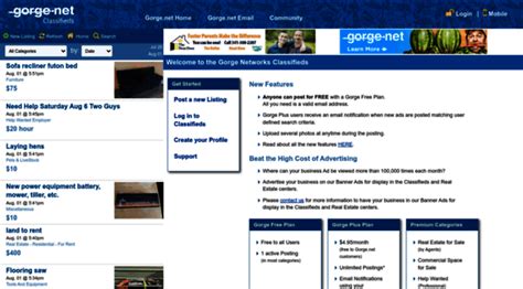 Real Estate; Property For Rent; Cars & Vehicles; Jobs; Items For Sale; Pets; Auctions, Estate & Garage Sales; Services; Community; Personals; Place an Ad. . Gorgenet classifieds